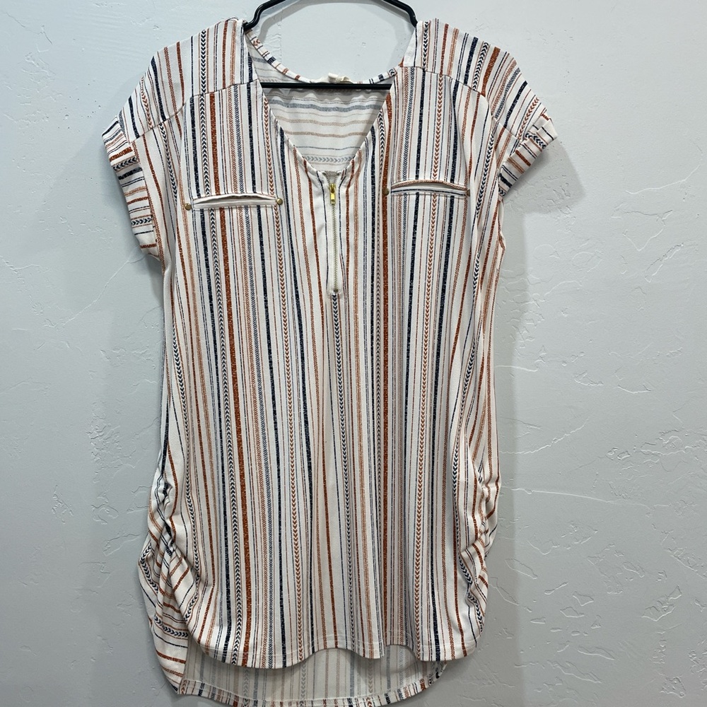 Sweet Wanderer Multicolor Striped Blouse